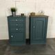 Pair of old bedside tables