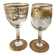 Paire de verres à liqueur Napoléon III