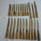22 couteaux et 3 couverts service bakelite manufrance
