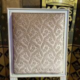 Suite of 6 Louis XVI style chairs in embossed velvet