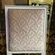 Suite of 6 Louis XVI style chairs in embossed velvet