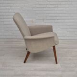 1960s, Danish design by Alf Svensson for Fritz Hansen, reupholstered easy chair model 4331.