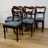 Set of 6 Mahogany Chairs, Victorian Era, England – Part 2
