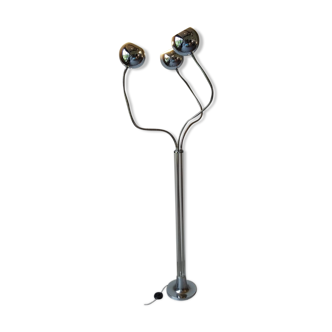 3-branch chrome lamppost