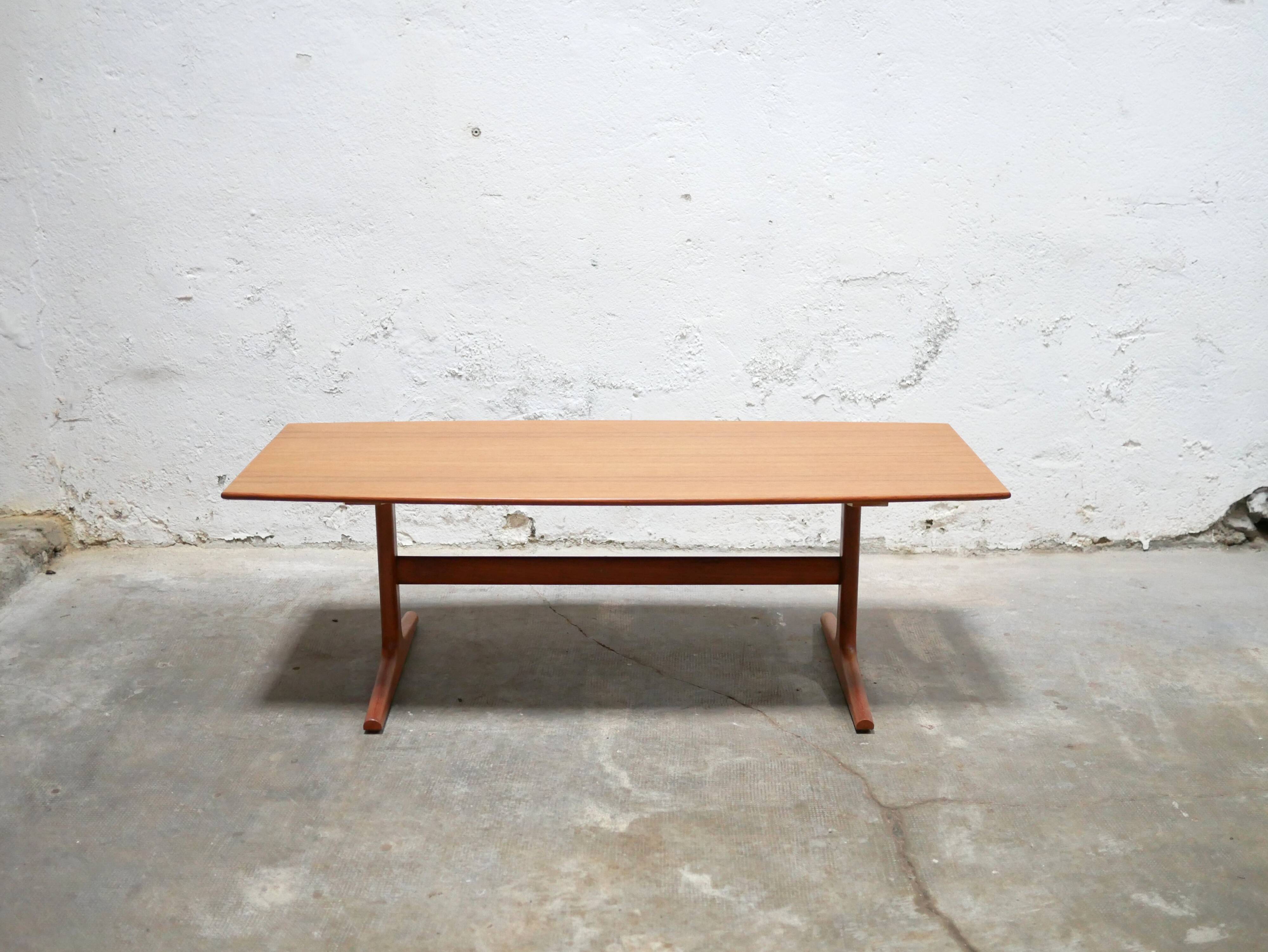 Vintage Scandinavian teak coffee table