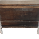 Small low painted oak sideboard