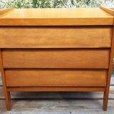Golden oak chest of drawer 1950