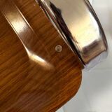 Bremshey Dinett Folding Trolley, Chrome & Teak, 1970s