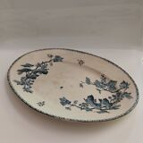 Plat ovale porcelaine opaque de Gien