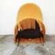 Old yellow toad chair