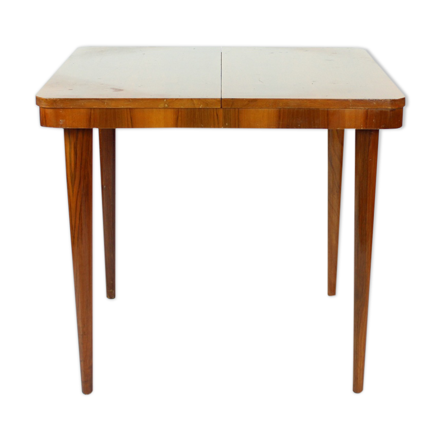 Table à manger extensible carrée par Cesky Nabytek, Tchécoslovaquie années 1960
