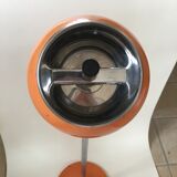 Standing ashtray, orange, 1970s