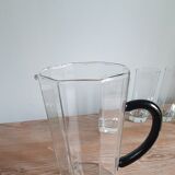 Carafe and 6 glasses Octime
