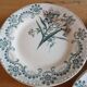 7 old flat plates Terre de fer