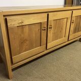 Vintage elm sideboard by Maison Regain editions