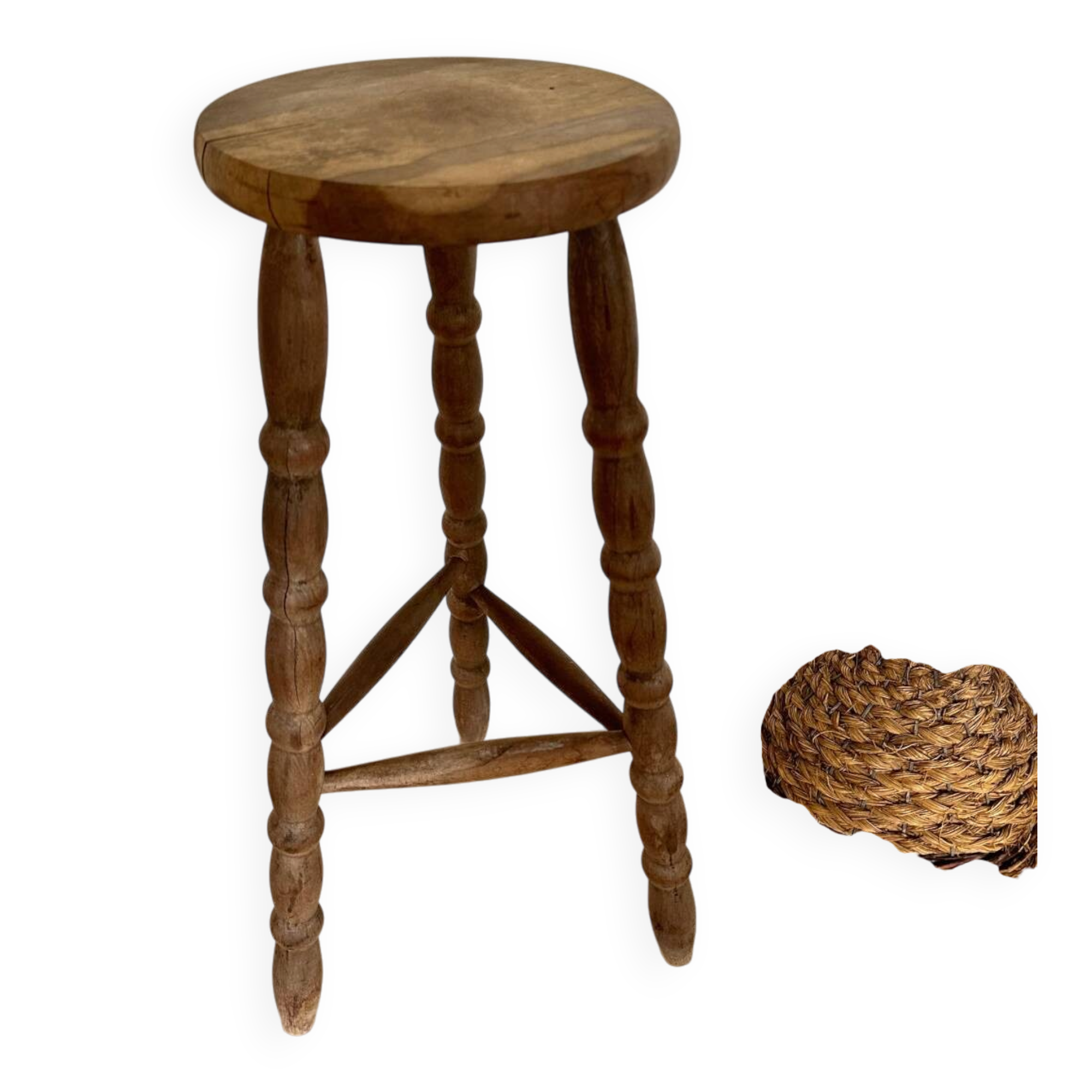 high tripod stool