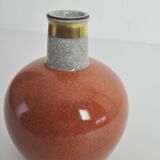 Crackle glaze porcelain vase by Royal Copenhagen, Denmark 1950s