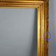 Old channel frame wood original gilding stucco 67x55 foliage 56x44.5 cm SB