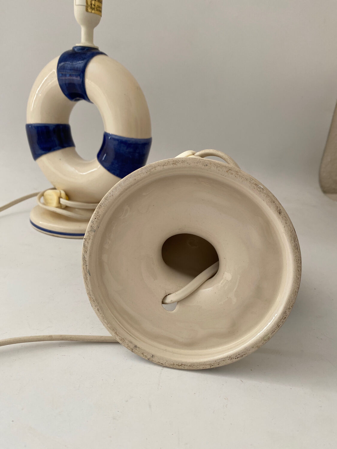 Pair of marine lamps foot