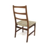 4 chaises scandinave en noyer, Suède, 1960