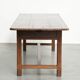 Antique oak dining table from the 18th century for 6 to 8 people