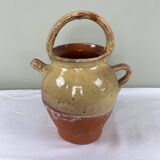 Glazed terracotta jug