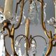 Lustre pampilles en cristal style Louis XVI, XXème