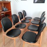 Vintage "Pegase" chairs by Pierre Gurariche / Baumann