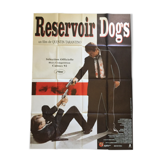 Chiens reservois - affiche originale de Français - 1992