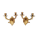 Pair of neoclassical bronze sconces