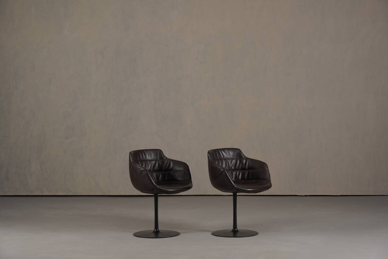 Flow armchairs by Jean-Marie Massaud for MDF, Italy 2000s set of 2