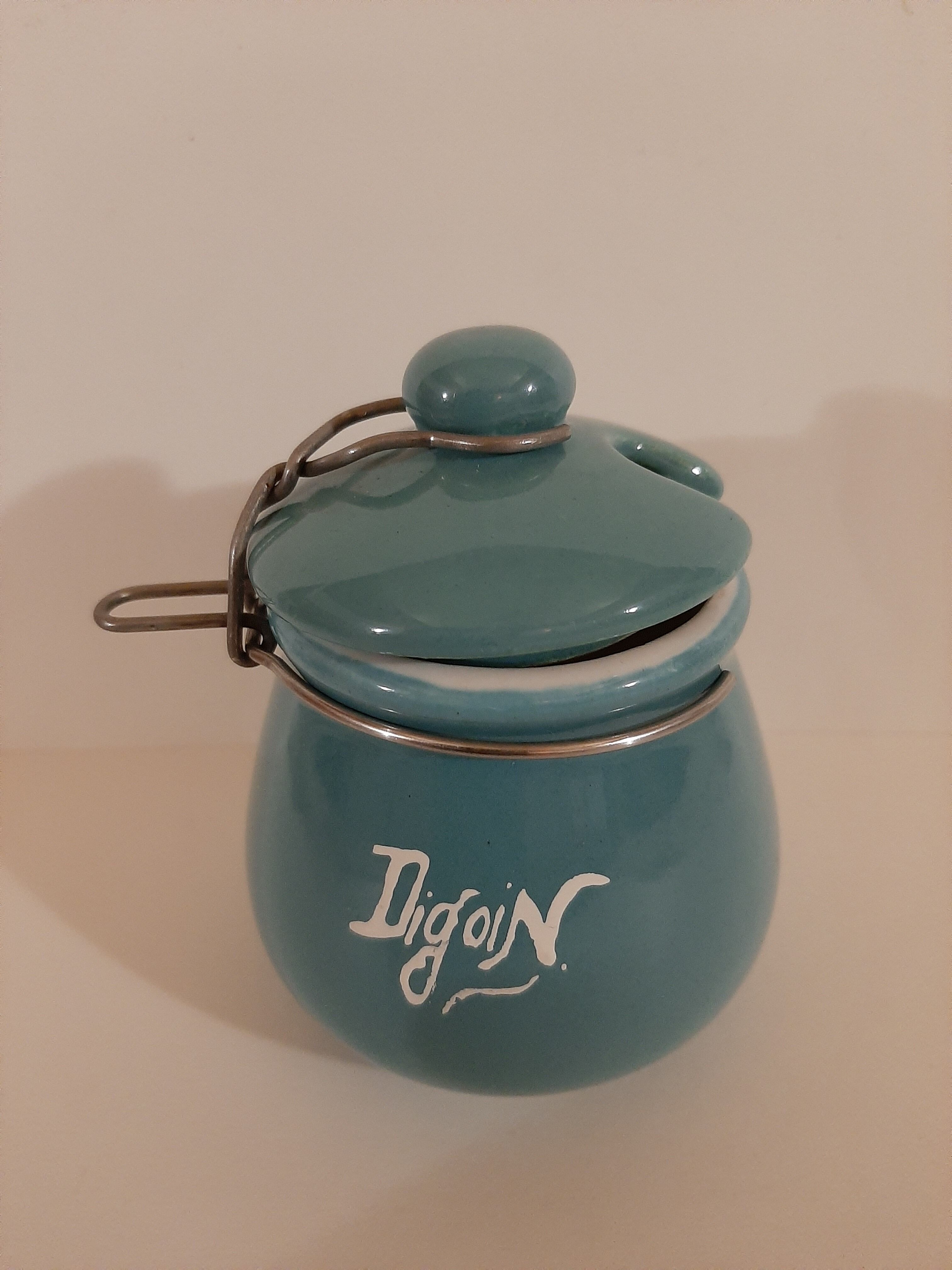 Digoin mustard pot