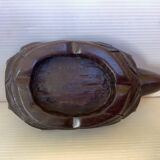 Solid wood turtle ashtray pocket emptier