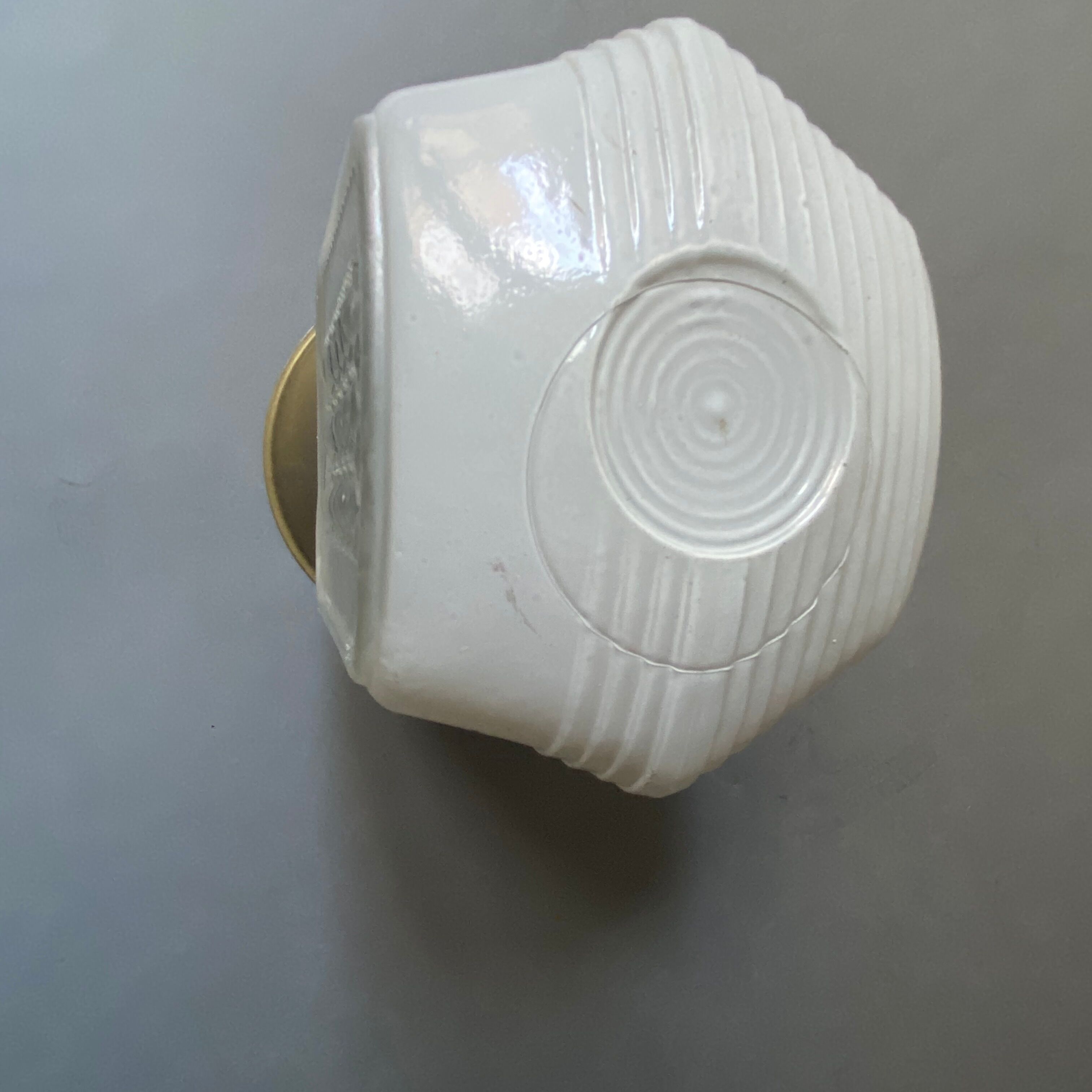 Old wall sconce in glass