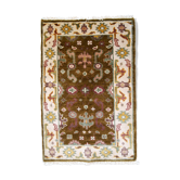 Indian Mahal handmade rug 64x97cm 1980