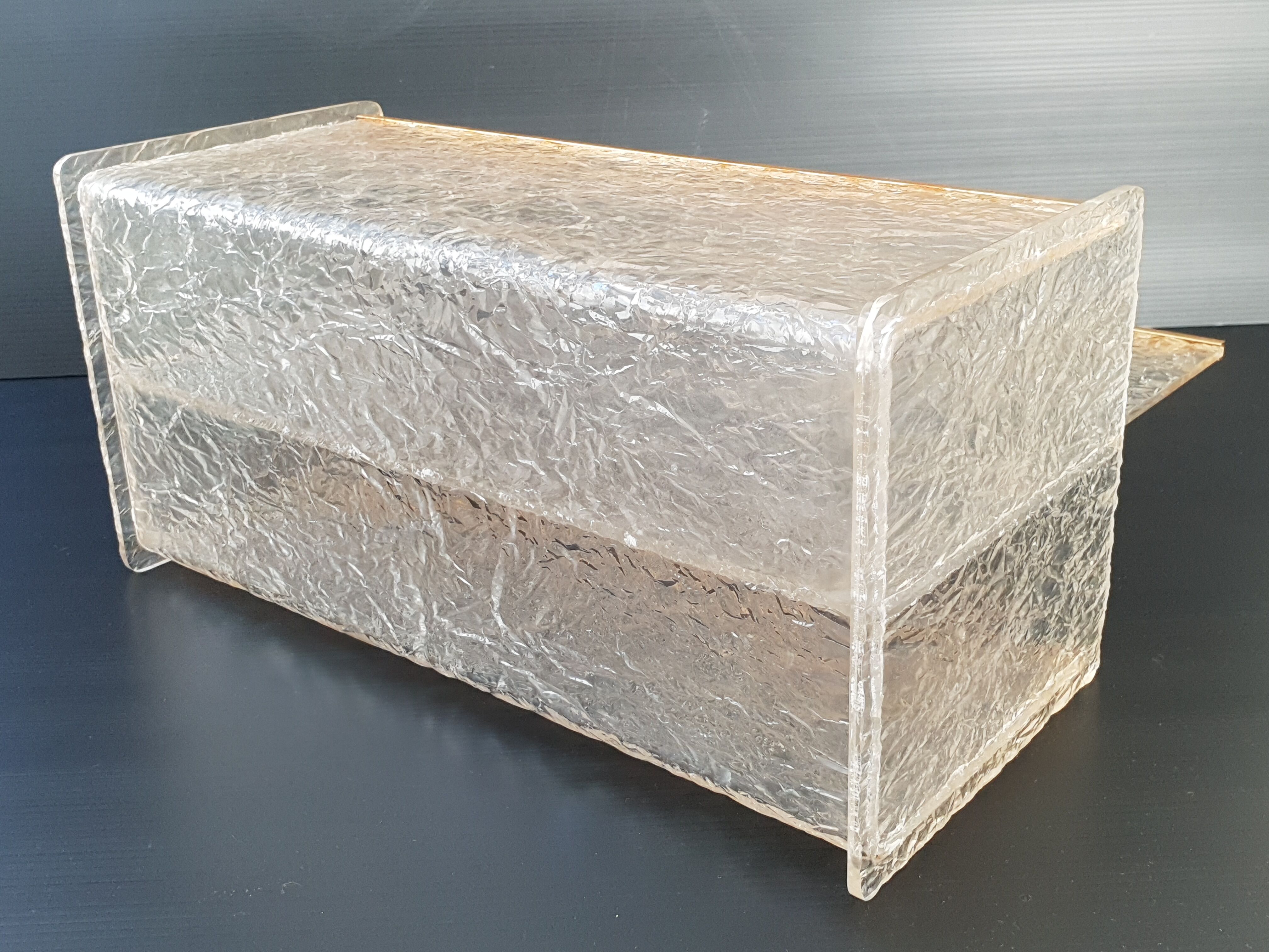 Vintage brass magazine holders 1960