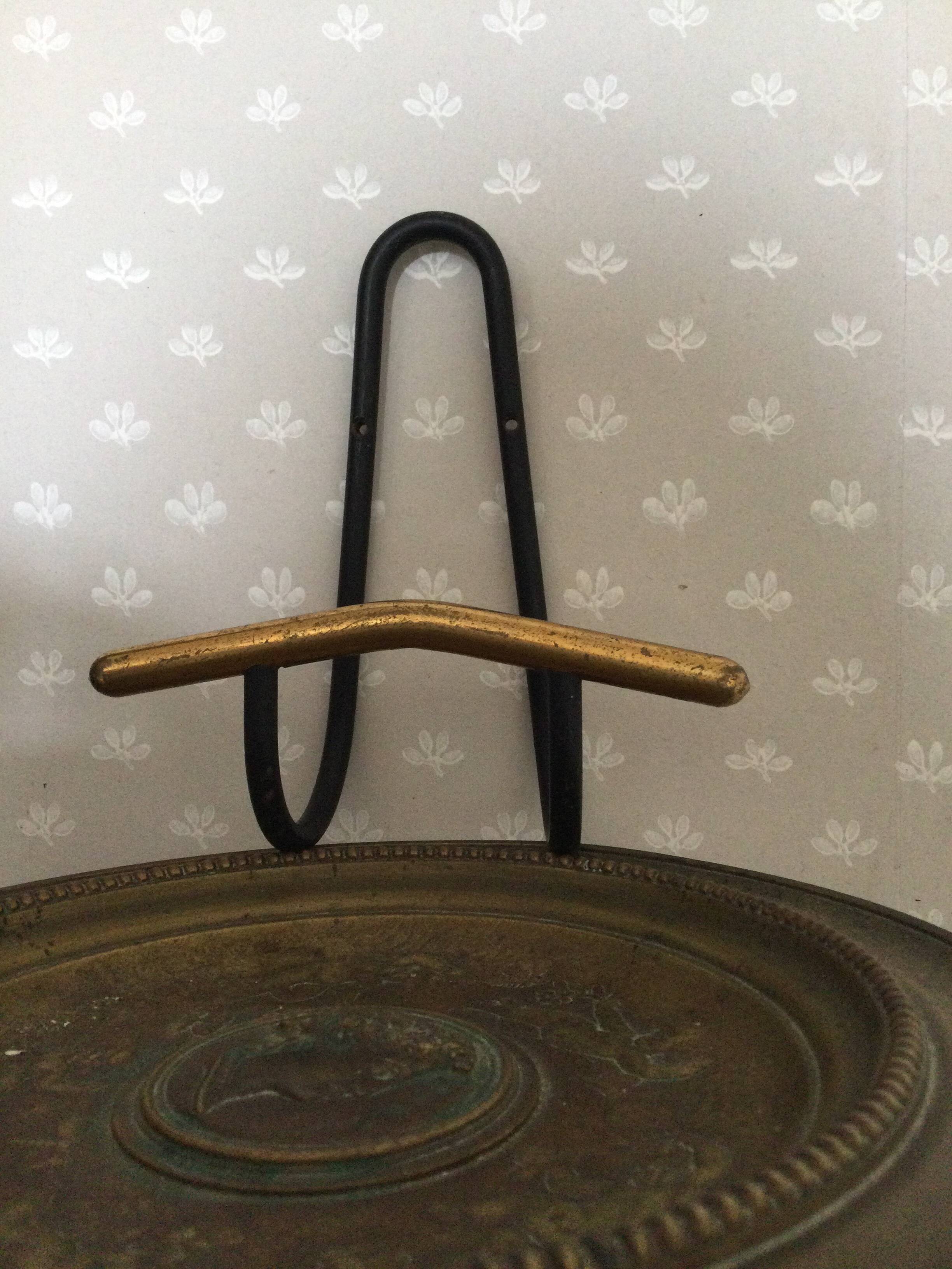 Black and gold designer wall hooks