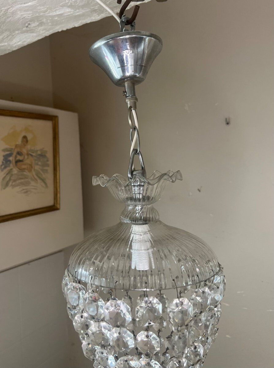 Basket ceiling light