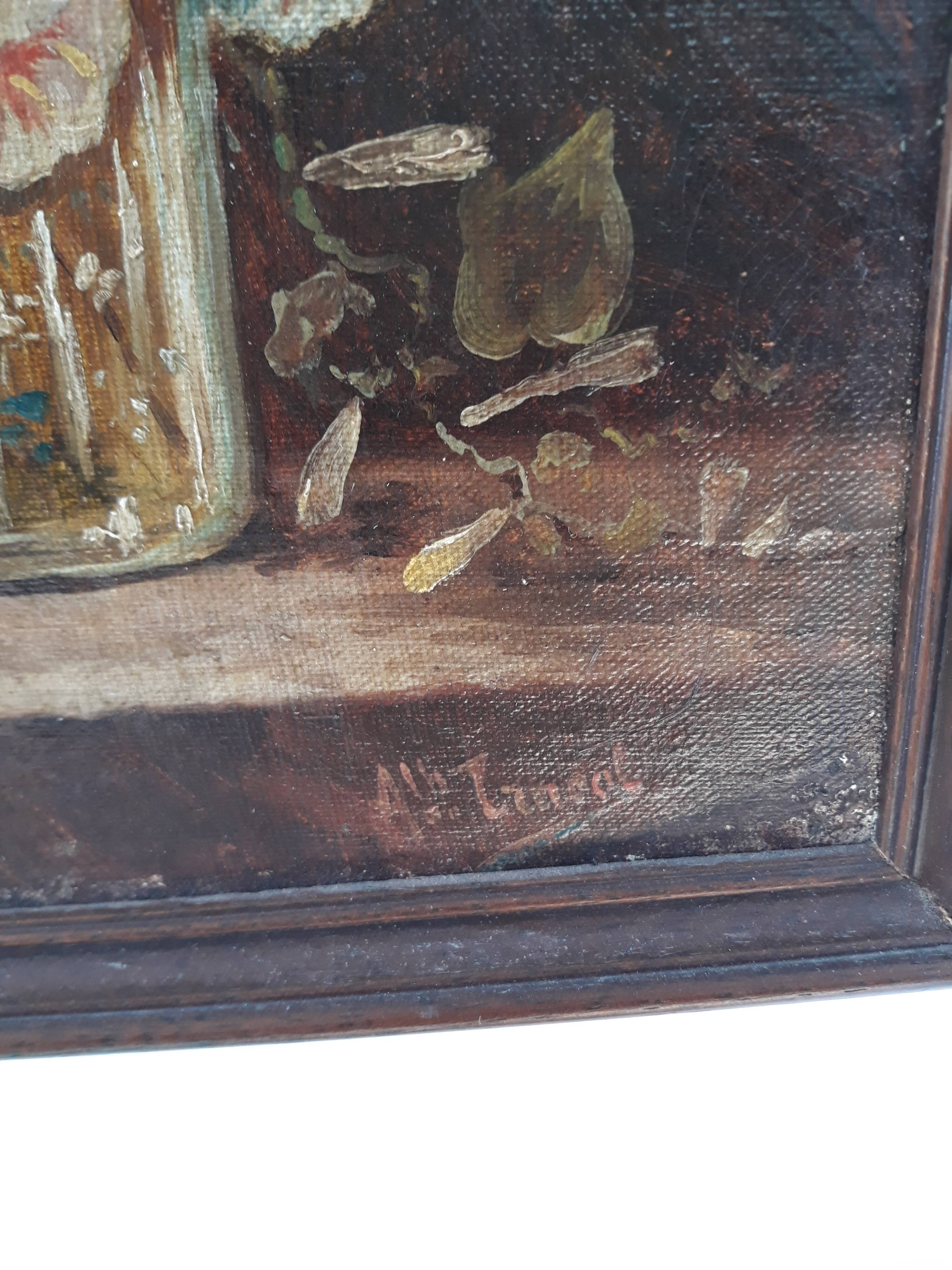 Oil on canvas early twentieth