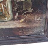 Oil on canvas early twentieth