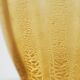 Cracked glass vase in gold by Andries Dirk Copier for Glasfabriek Leerdam