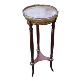Antique Louis XVI style side table with marble top