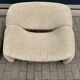 2x Artifort Groovy F598 Pierre Paulin, Pierre Frey: Chenille Igor (Sable)