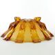 Bol à fruits Art Déco, en verre, Val Saint Lambert, Belgique, années 1950