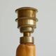 Table lamp acacia trunk oak 1950s