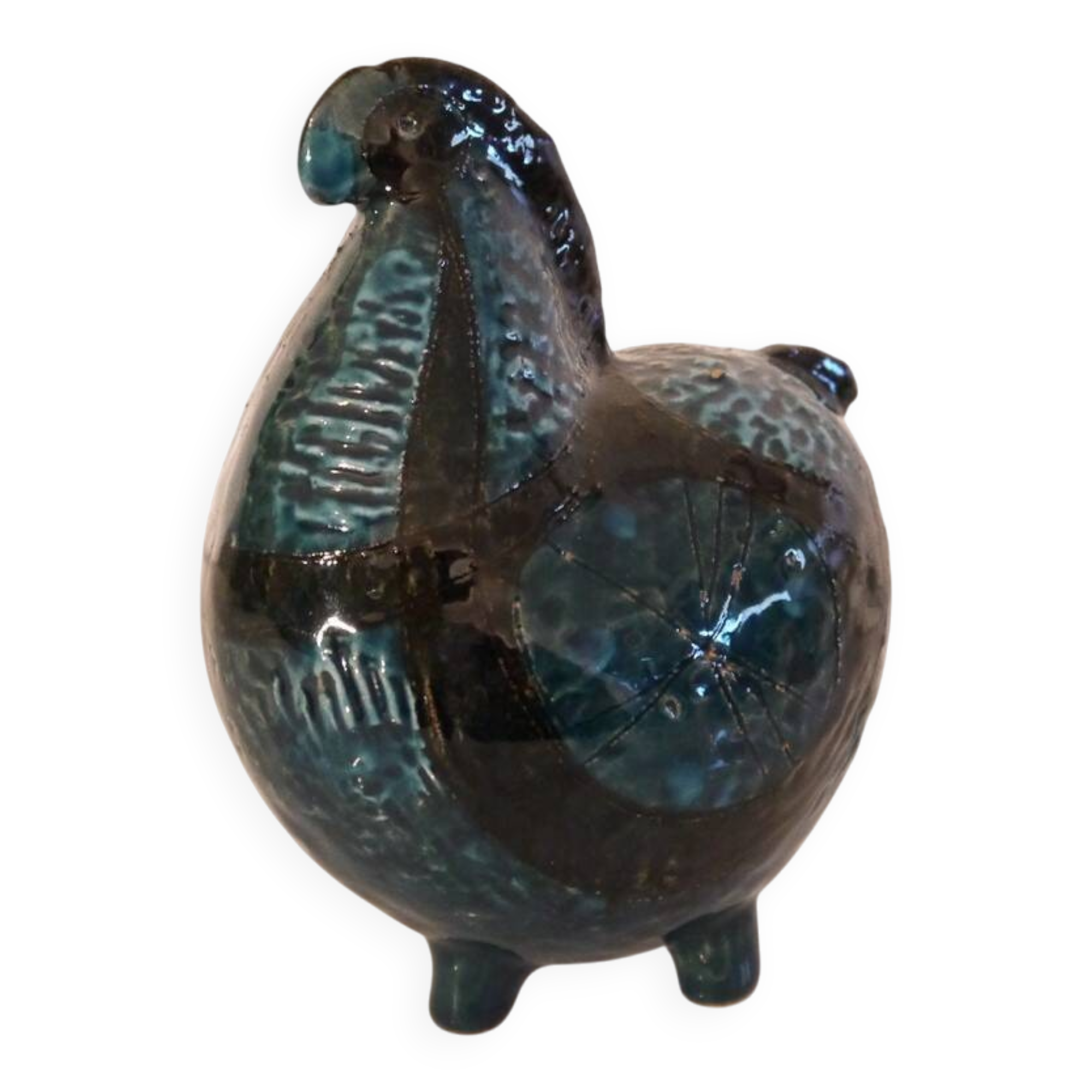 Stylised ceramic horse by Bitossi, Aldo Londi.