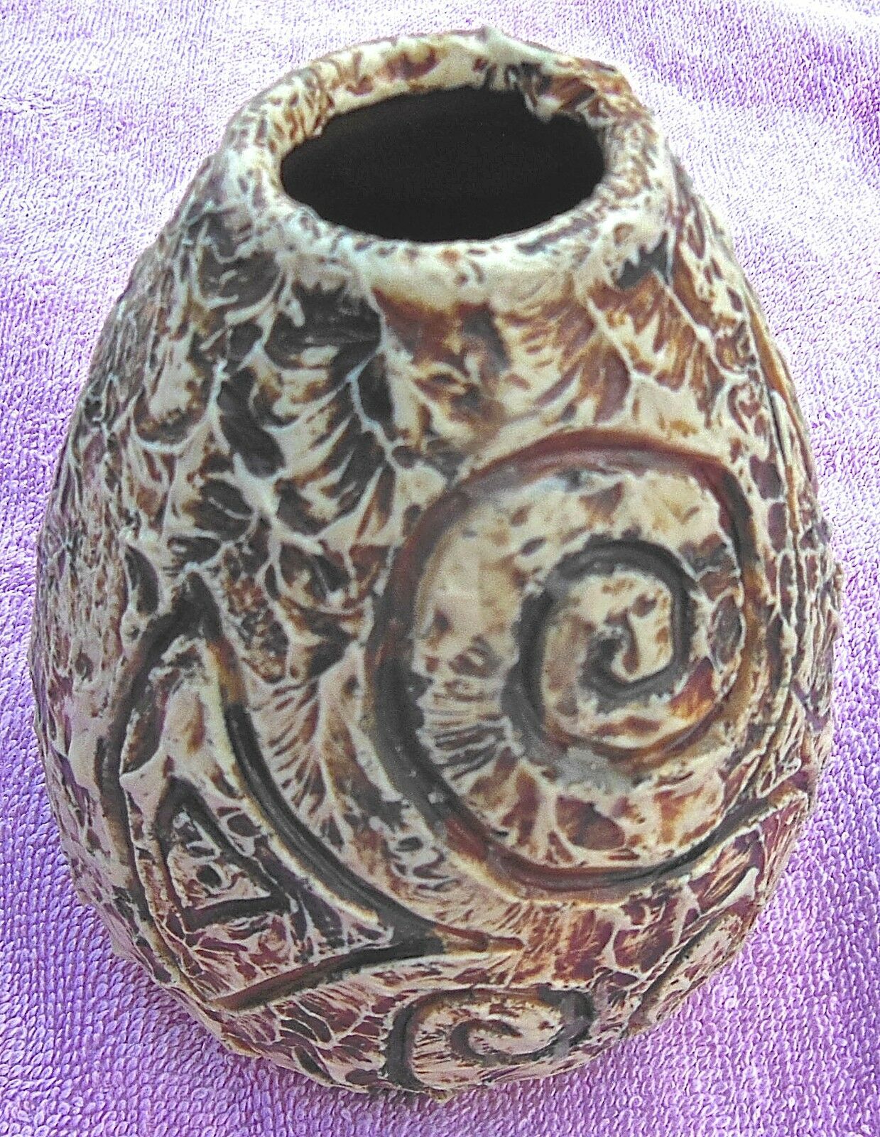 Vase en gres basque ciboure arroka piece unique