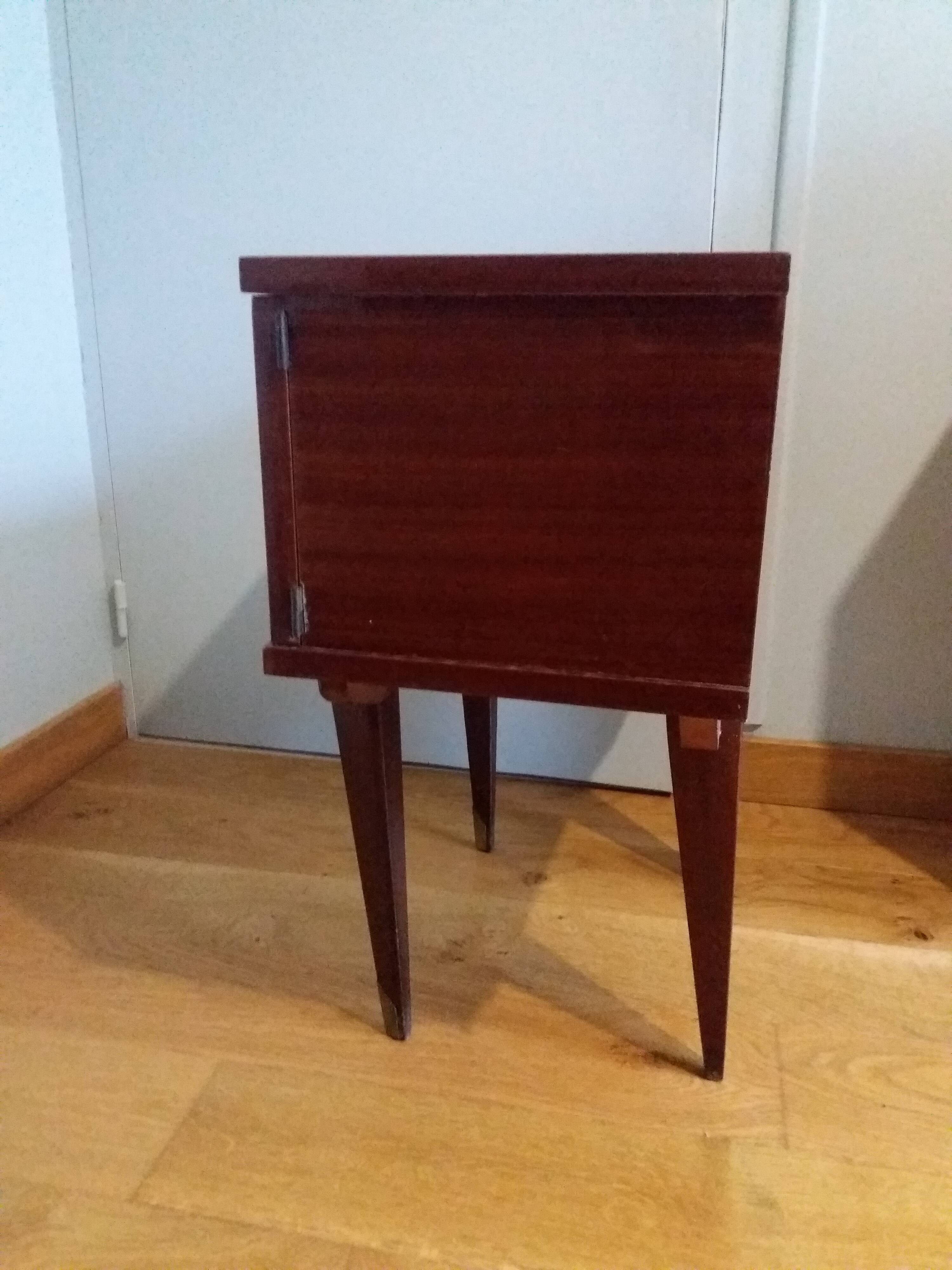 1970s bedside table, end table.