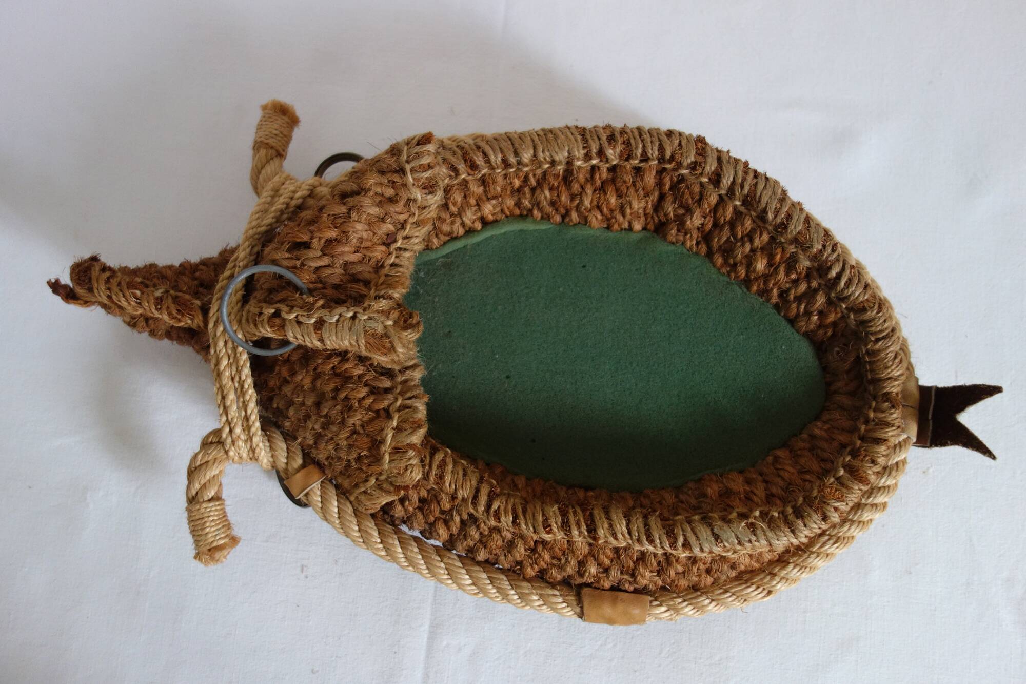 Old  rope mirror 50s/60s