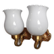 Pair of antique wall lights